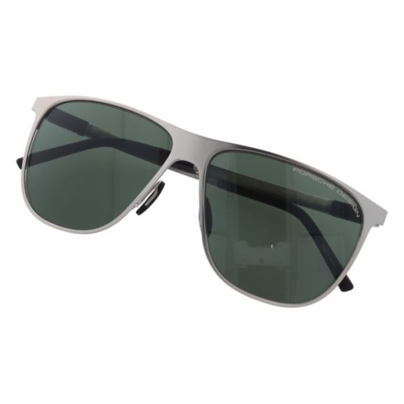 Porsche Design Sunglasses - P'8609-C Silver/Green 58-14-140 - Picture 6 of 13